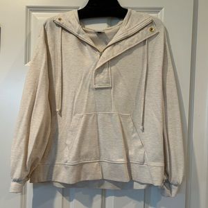 CAbi Cream Hooded Sweatshirt